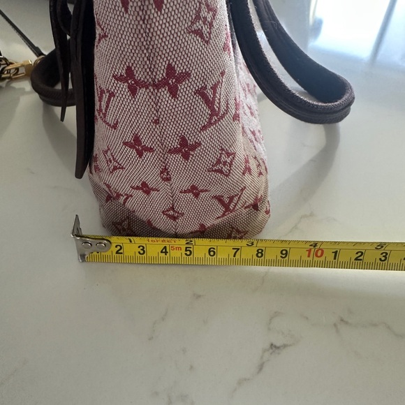 Louis Vuitton Burgundy Monogram Canvas Tote - Picture 11 of 13